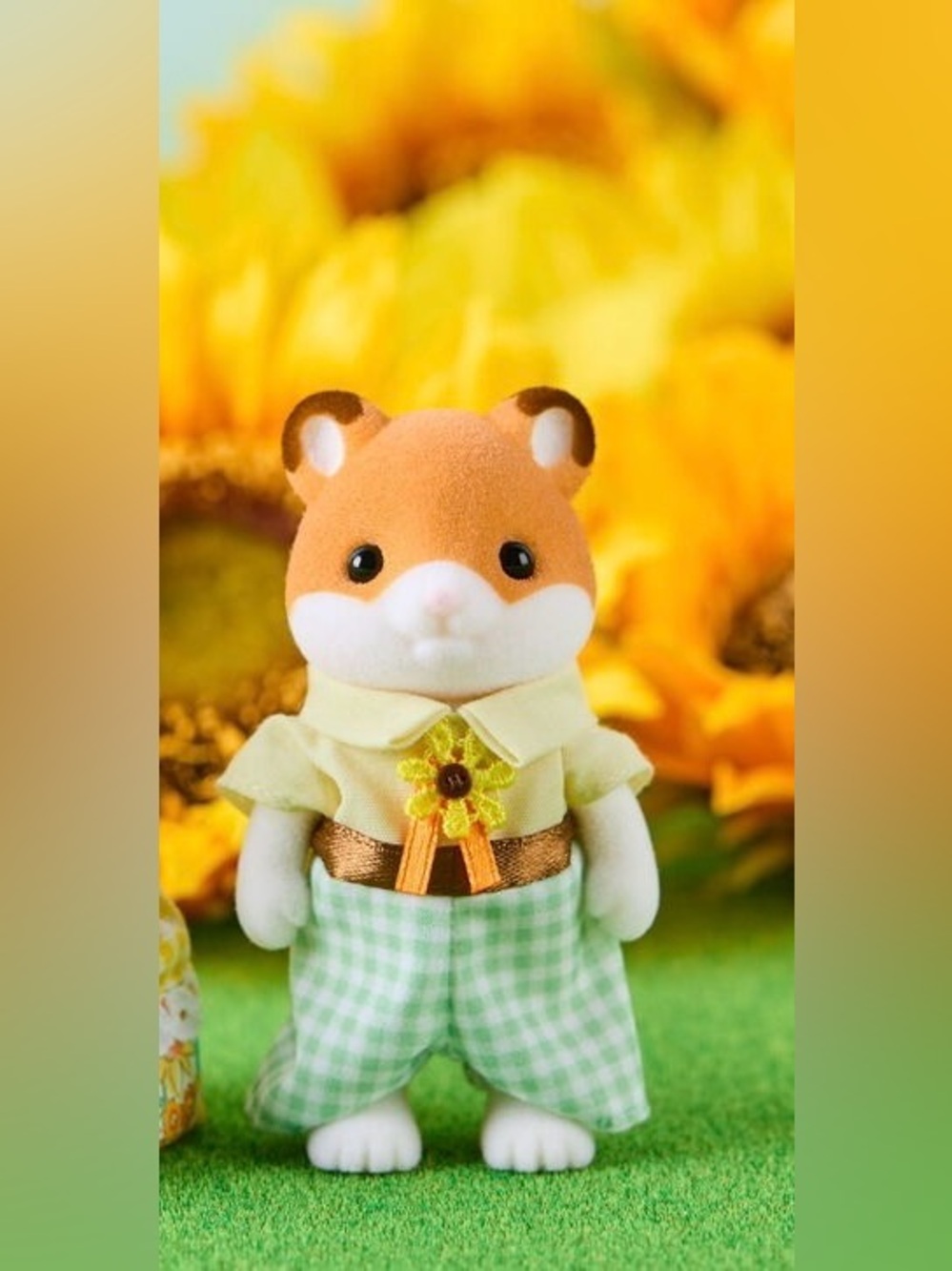 Sunflower Hamster Dad sylvanian families calico critters NWOT